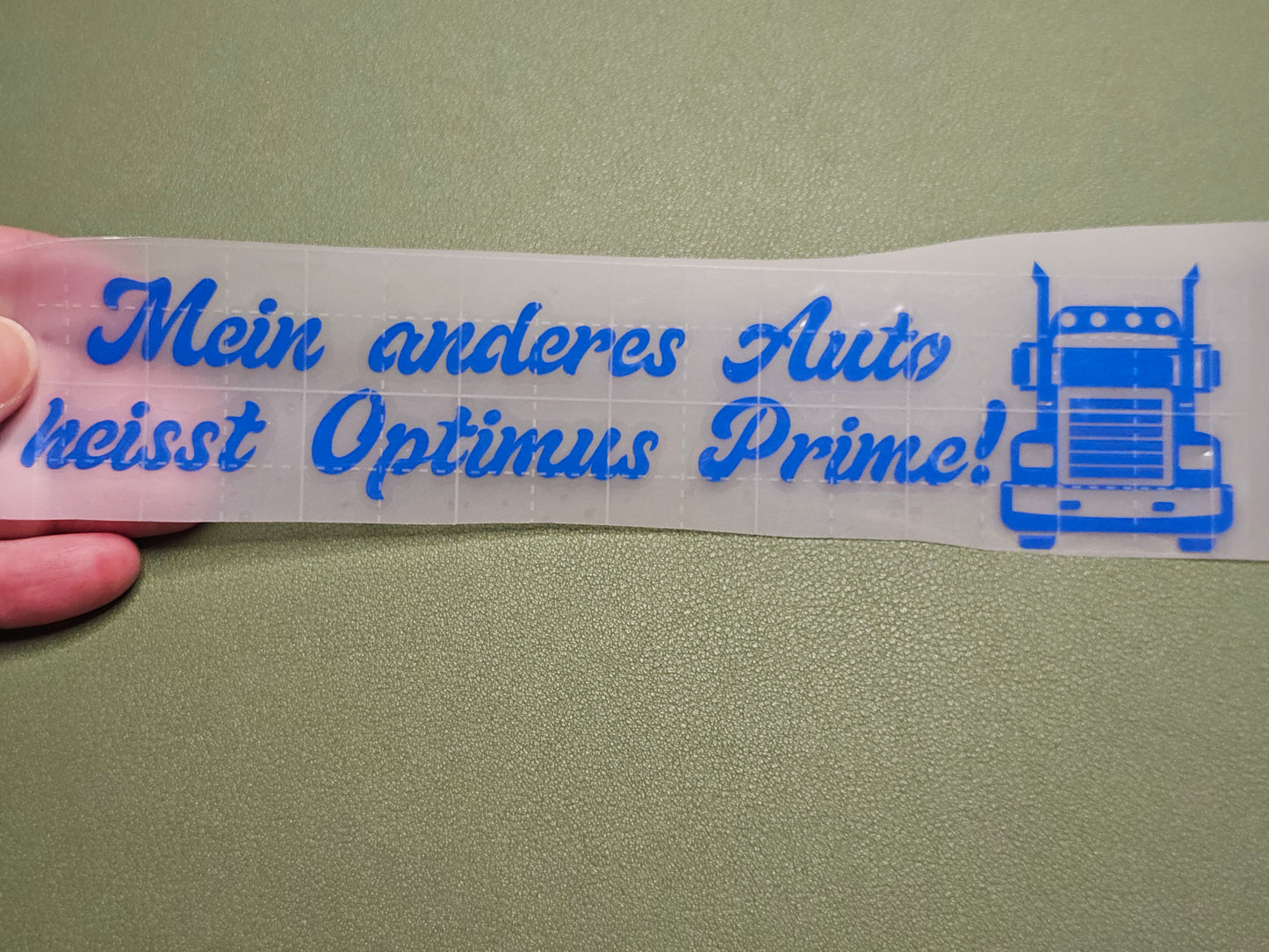 Mein anderes Auto heißt Optimus Prime