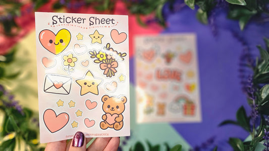Heart Sticker Set - 2 sheets