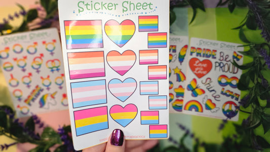 Pride Sticker Set – 2, 3 or 5 sheets