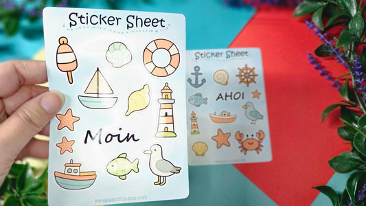 Maritime Sticker Set – 2 sheets
