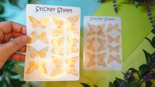 Butterflies Sticker Set – 2 Sheets
