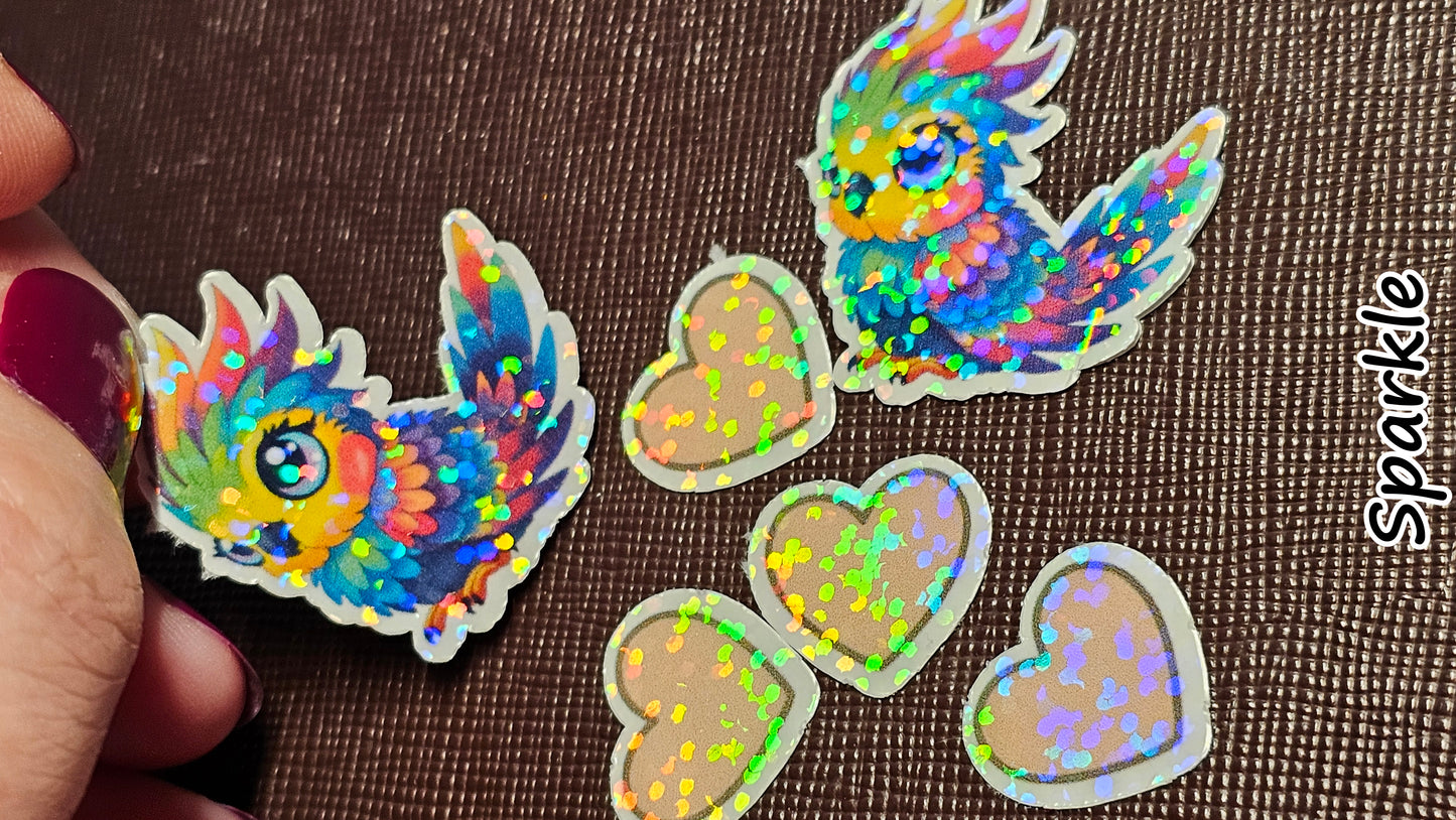 Single stickers - Oldschool flowers