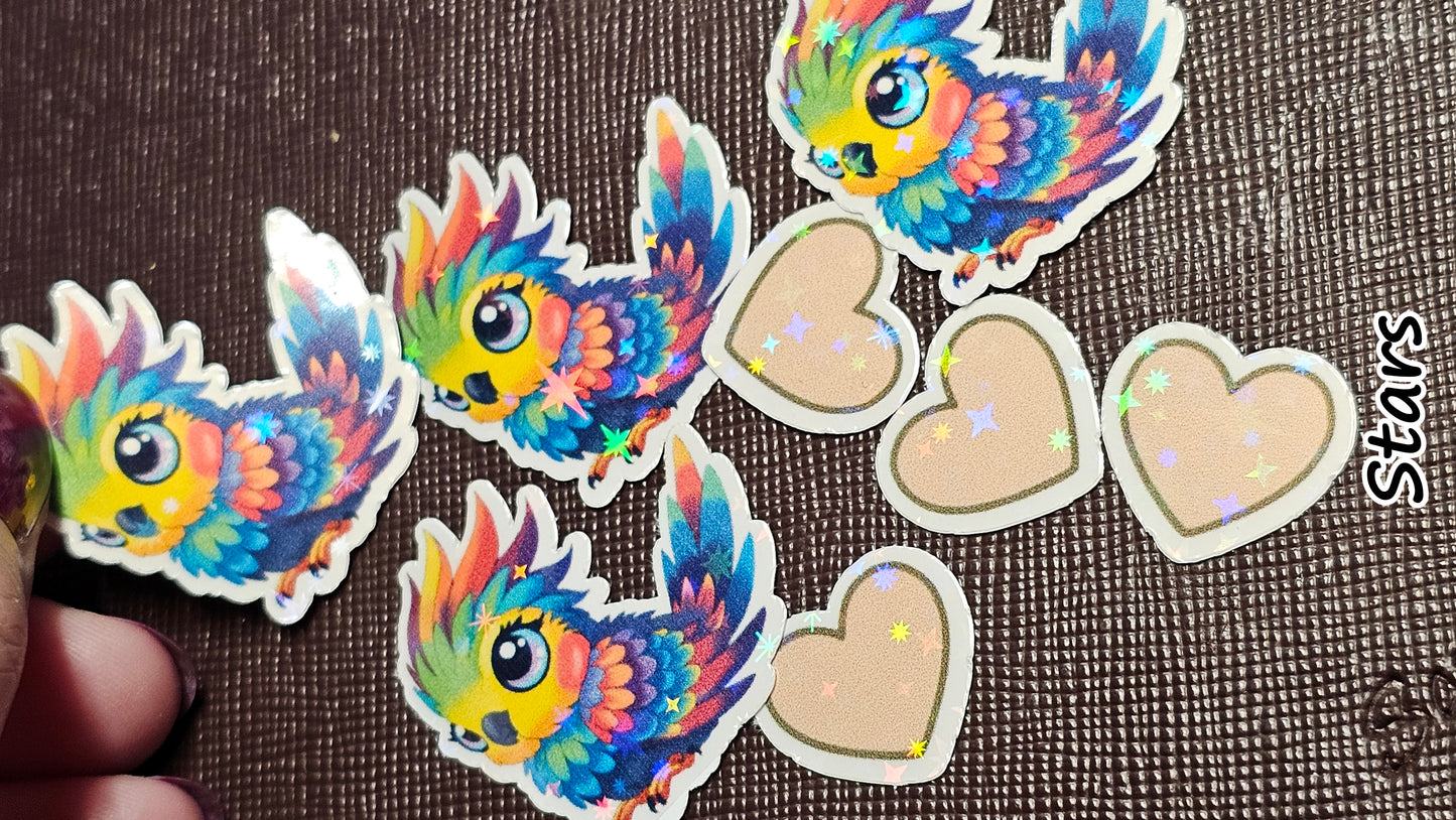 Single stickers - Oldschool flowers