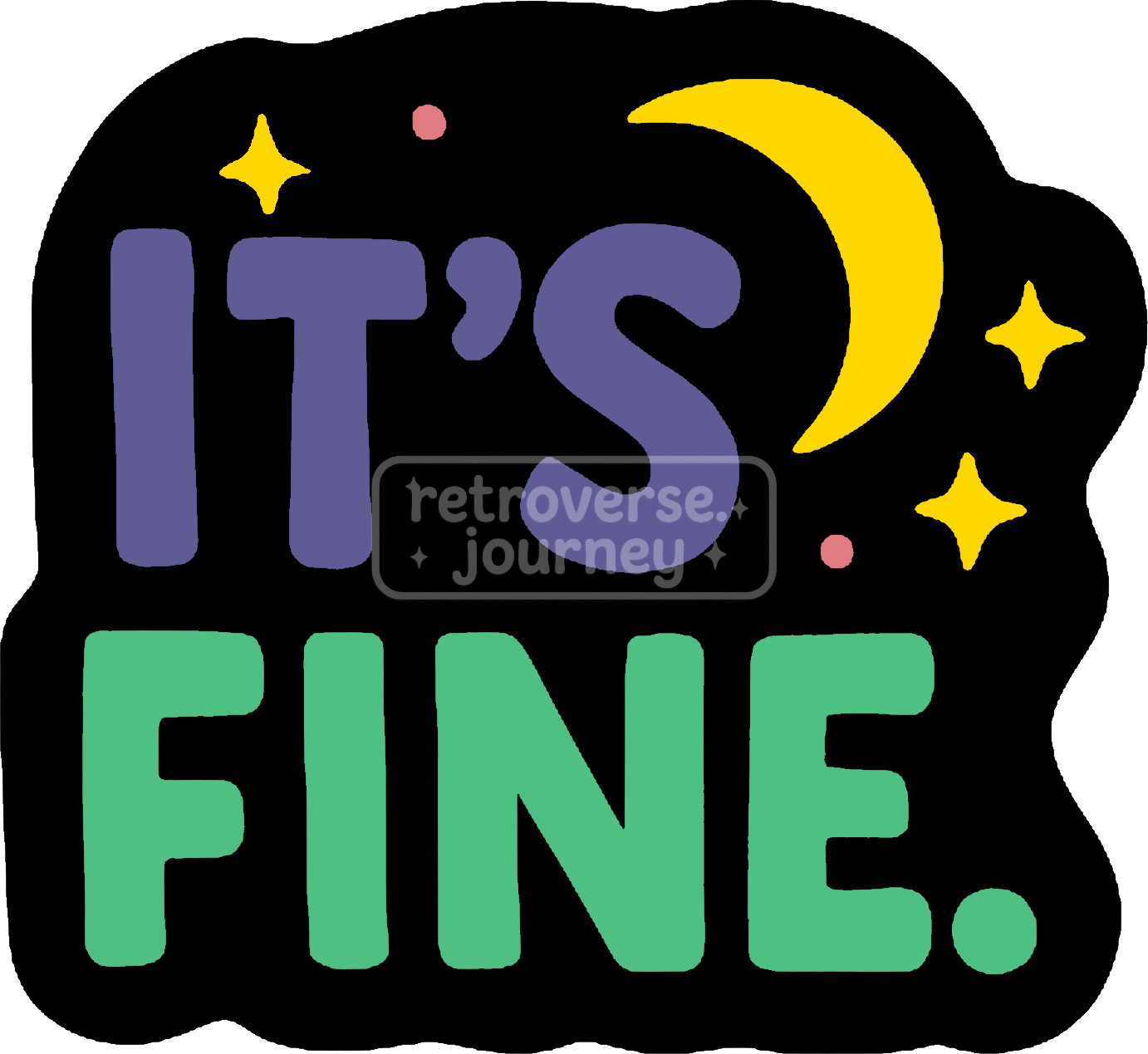 Retro stickers in an 80s/90s look – cosmic vibes for your everyday life!