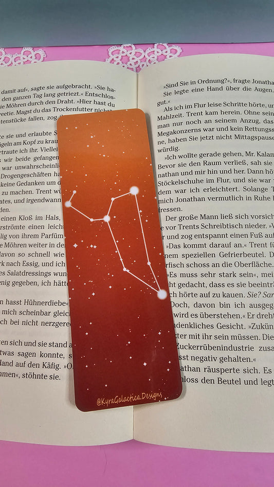 Löwe - Lesezeichen - beidseitig bedruckt