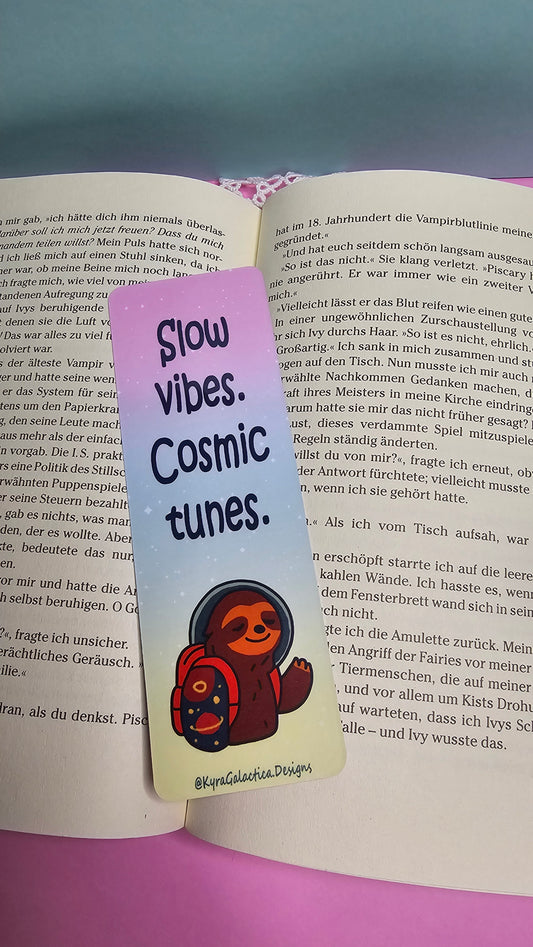 Raketenpanda & Chill-Faultier - Lesezeichen - beidseitig bedruckt