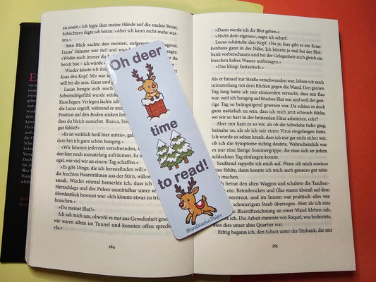 Rentier - Lesezeichen - beidseitig bedruckt