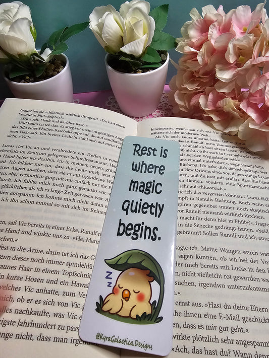 Rest and Dream - Lesezeichen - beidseitig bedruckt