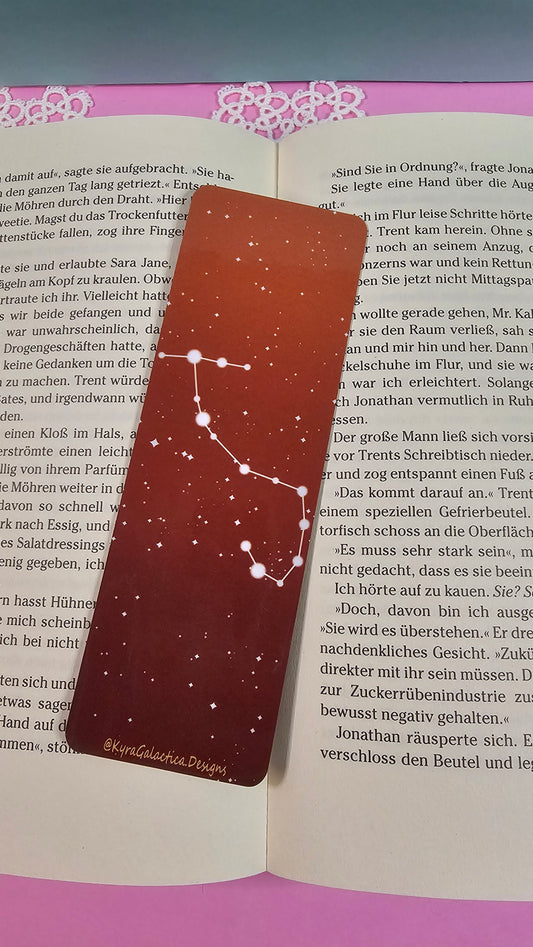 Skorpion - Lesezeichen - beidseitig bedruckt