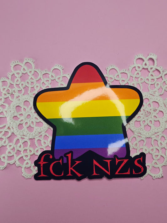 Einzelsticker - Stern „FCK NZS“