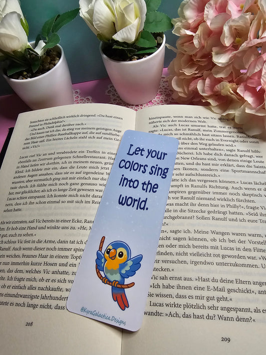 Sweet Morning Birds - Lesezeichen - beidseitig bedruckt