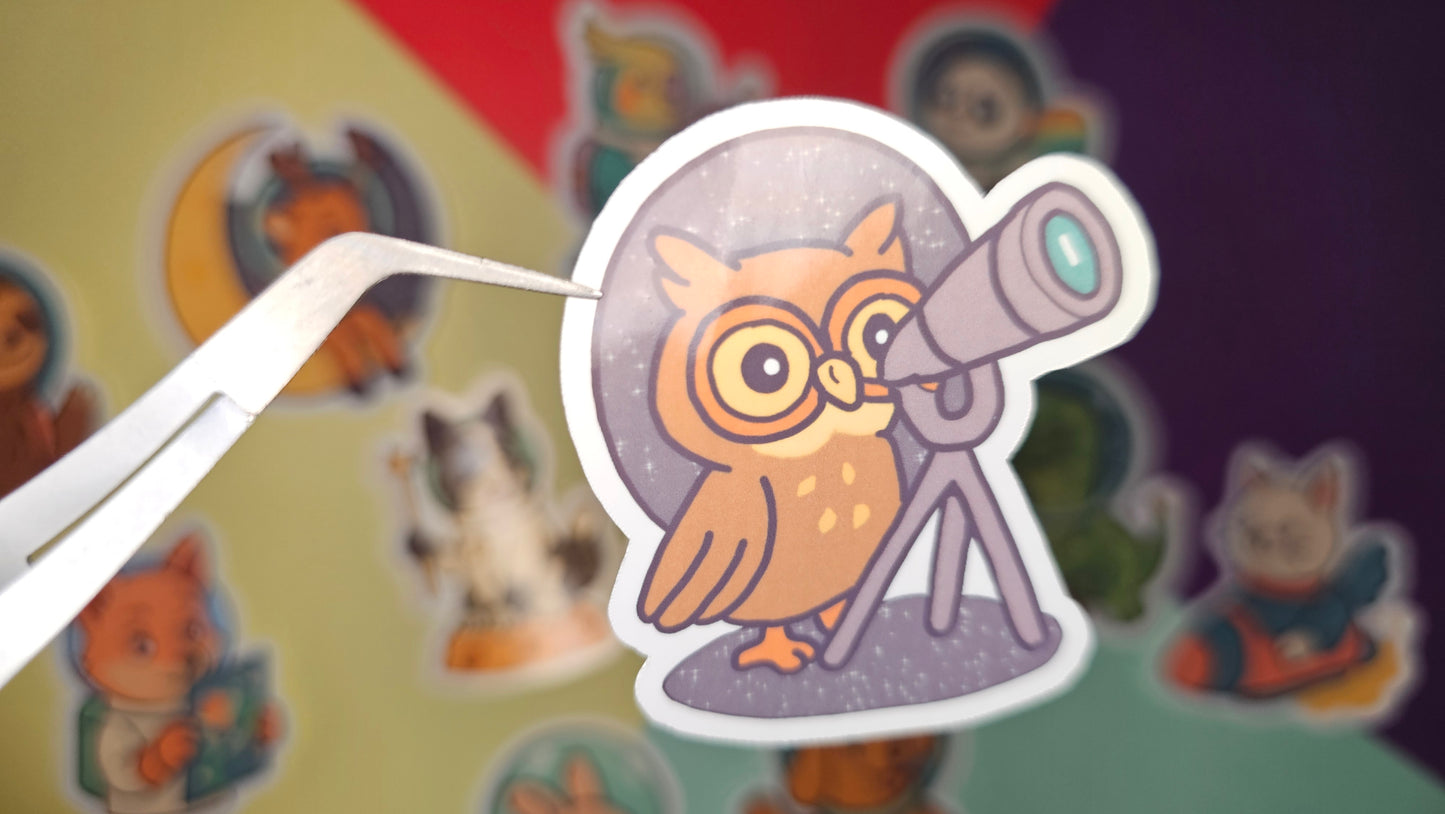 Single stickers - Animals in space