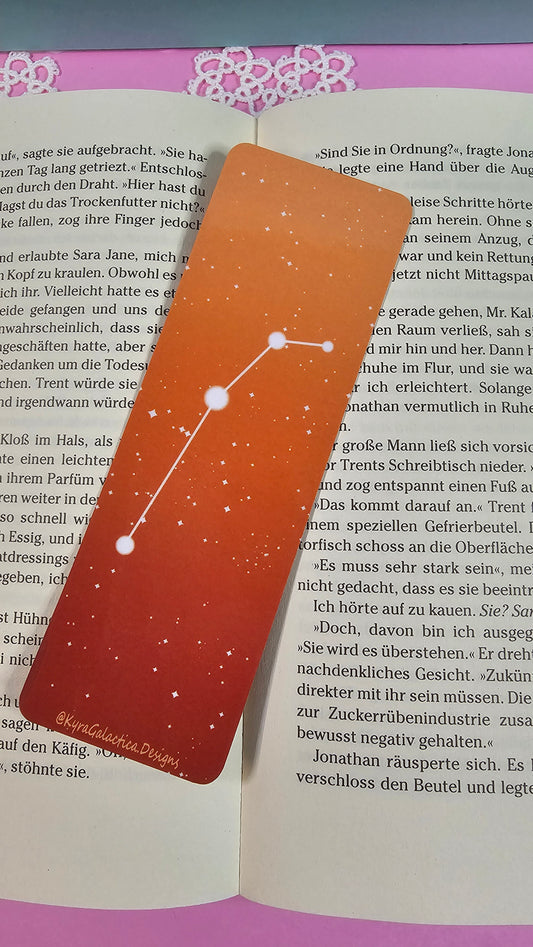 Widder - Lesezeichen - beidseitig bedruckt