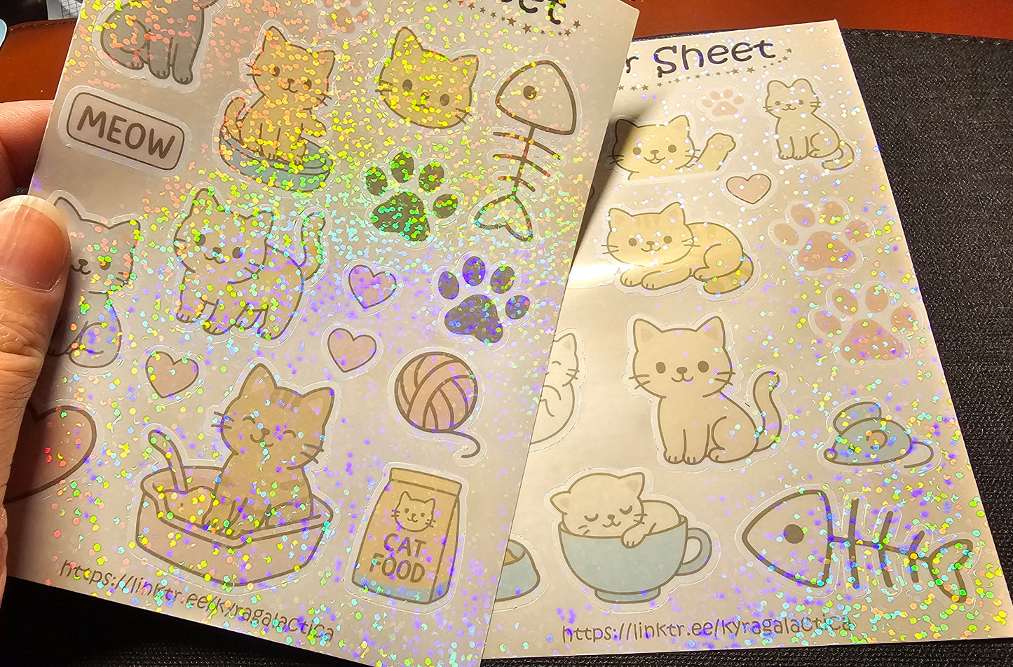 Cat Sticker Set – 2 Sheets