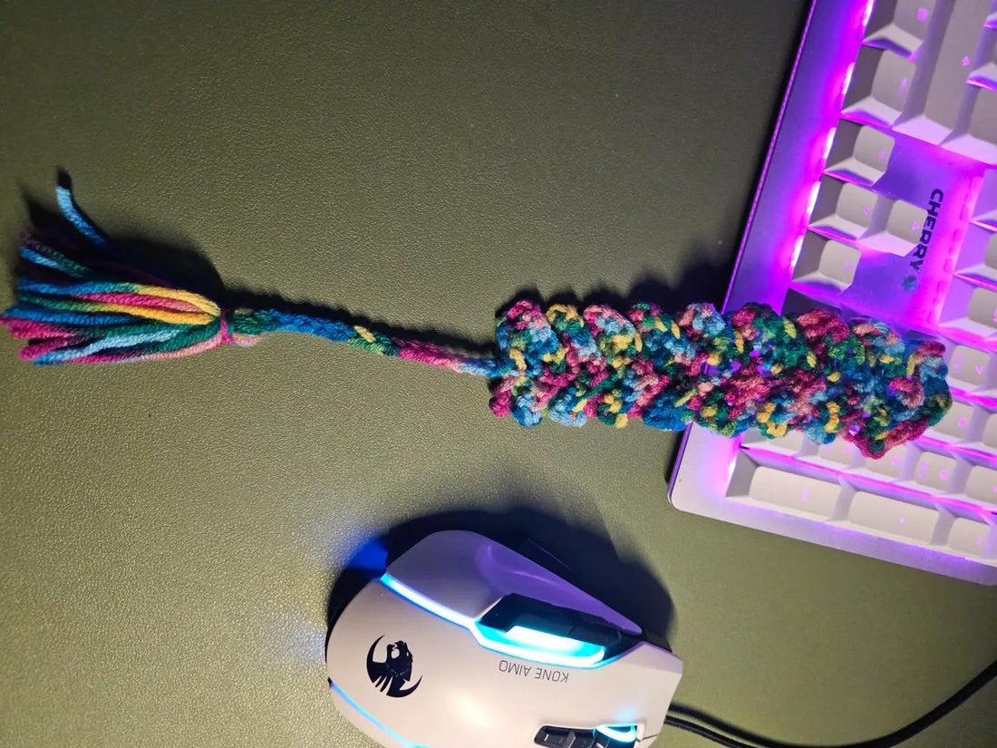 Mein erstes gehäkeltes Lesezeichen 📚🧶