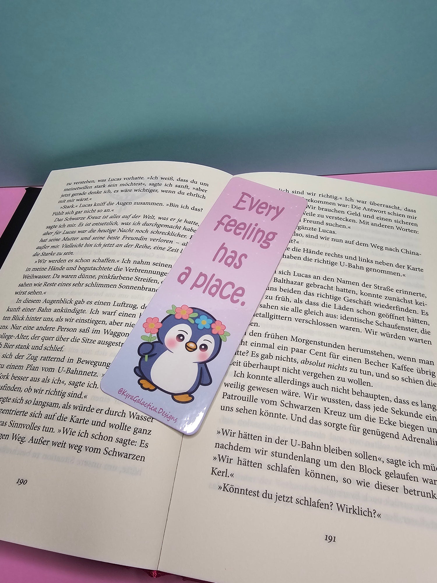 Pinguin Lesezeichen – Kleine Botschaften für große Gefühle