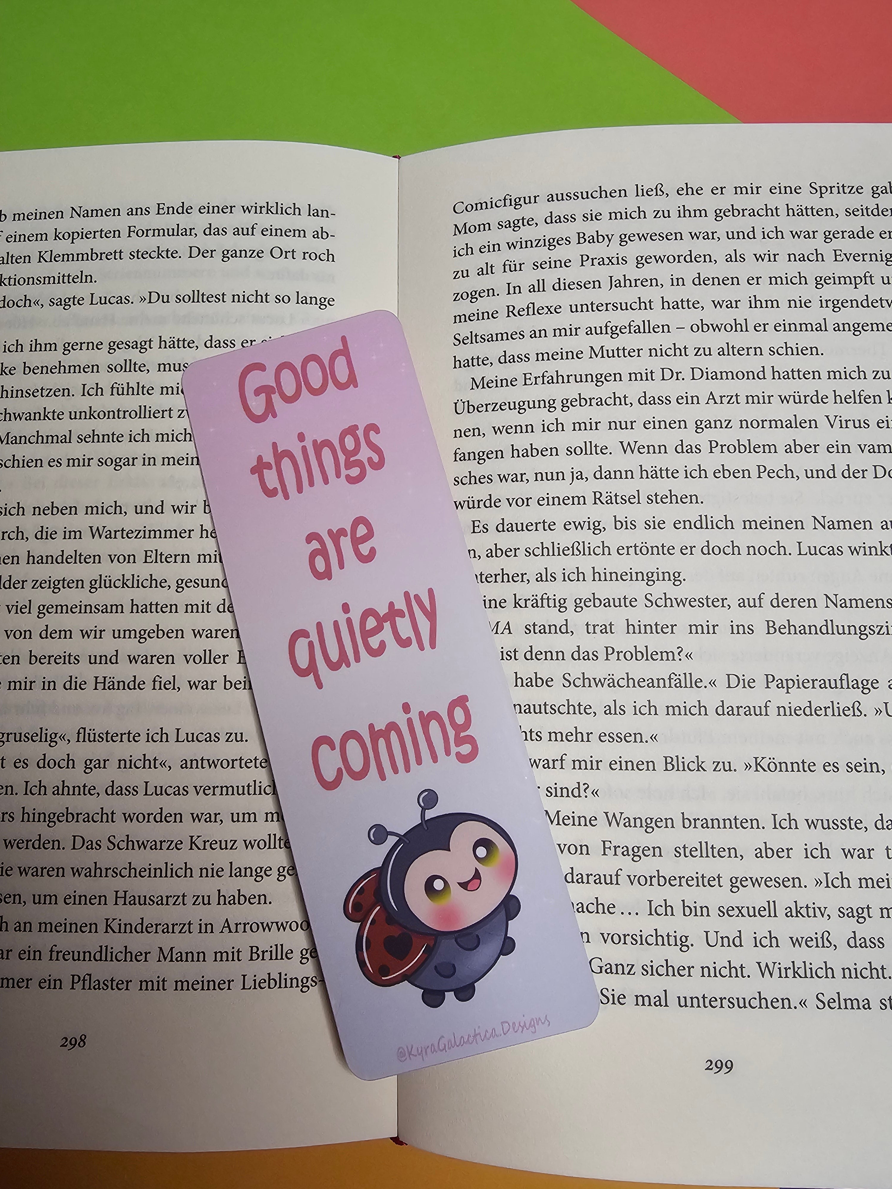 Neujahrs-Glücks-Lesezeichen – New Beginnings