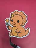 Single stickers - Cute dinosaurs