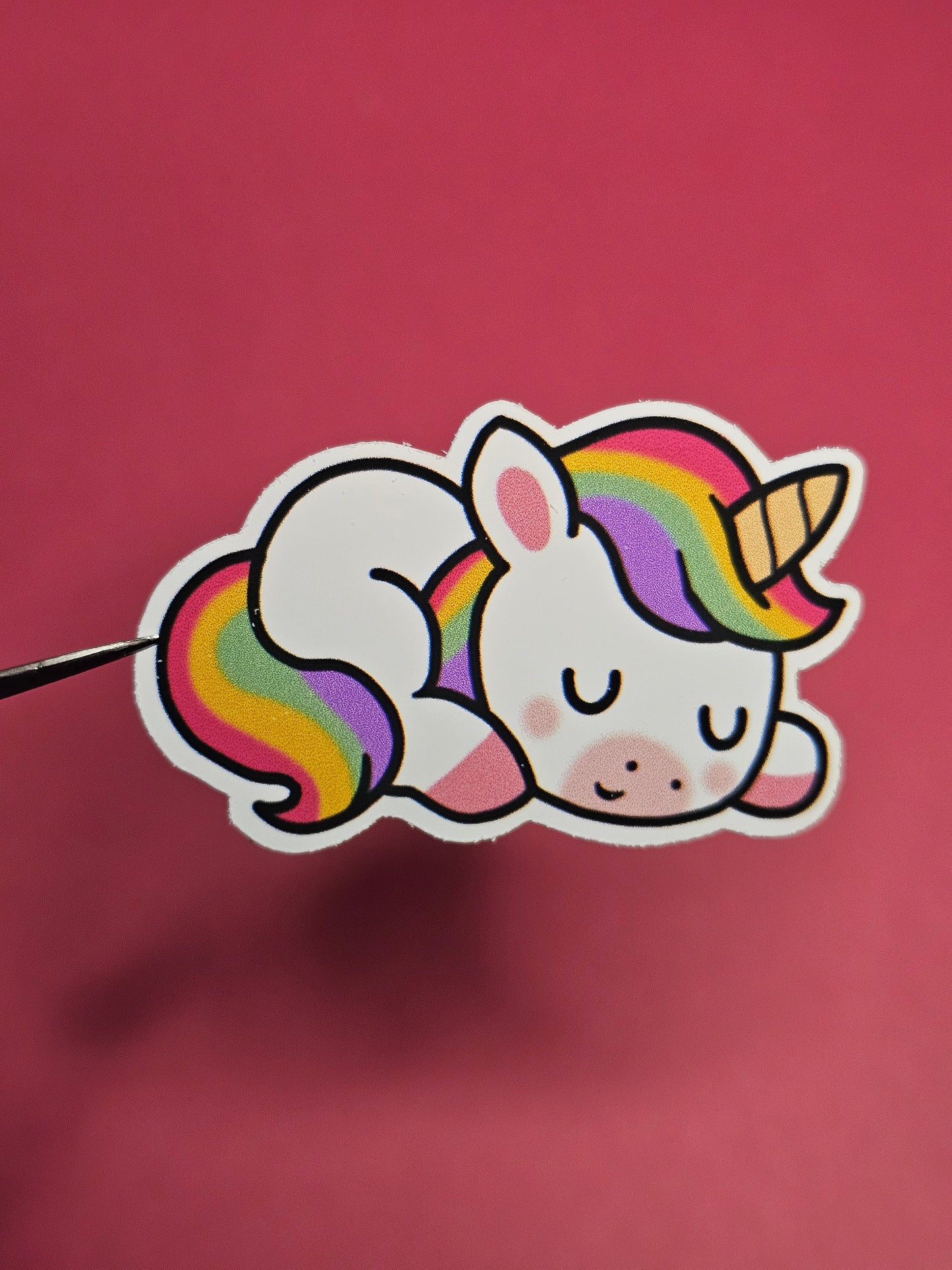 Einzelsticker - Regenbogen-Einhörner