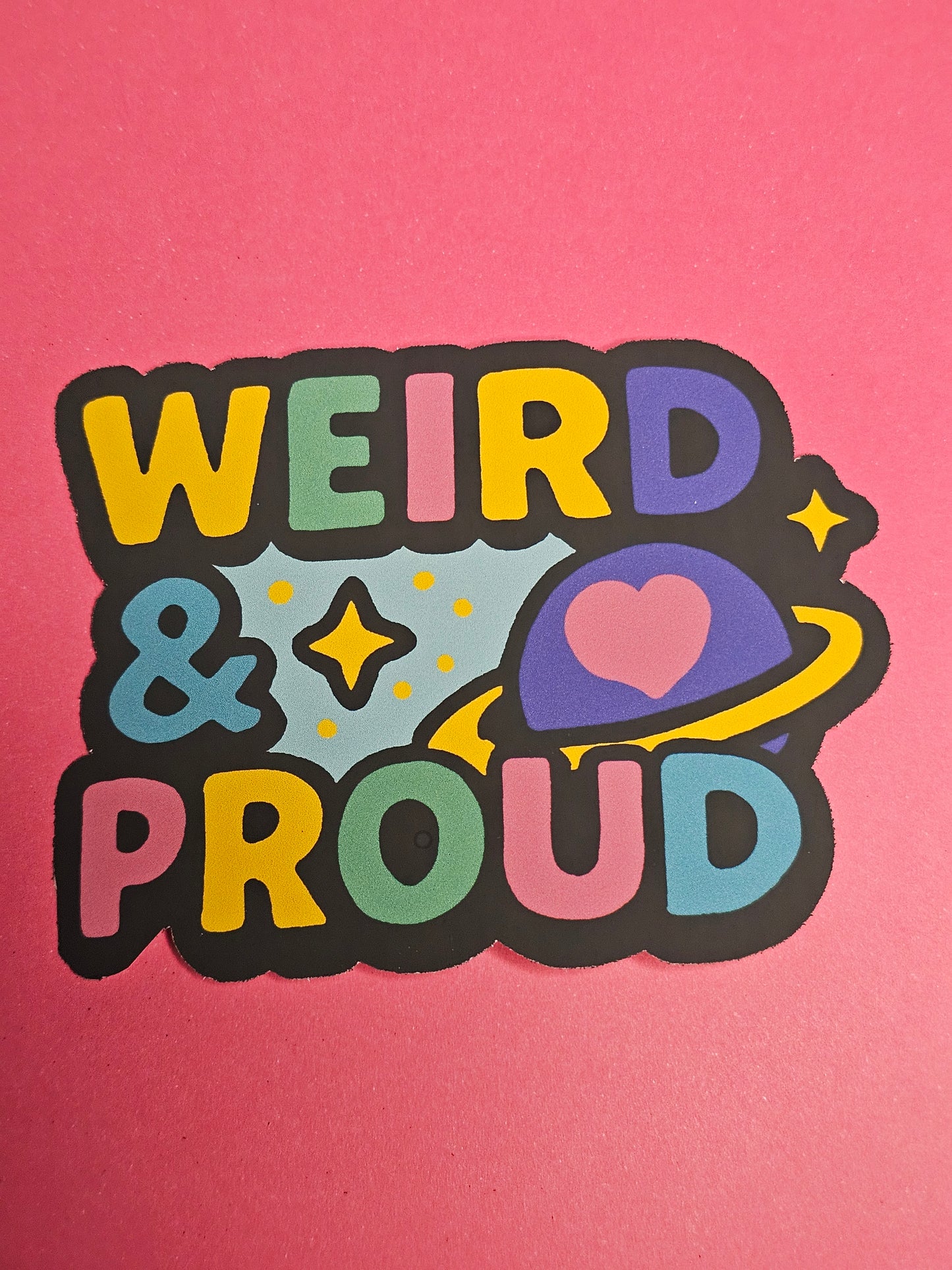 Retro Sticker im 80er/90er Look – Cosmic Vibes für deinen Alltag!