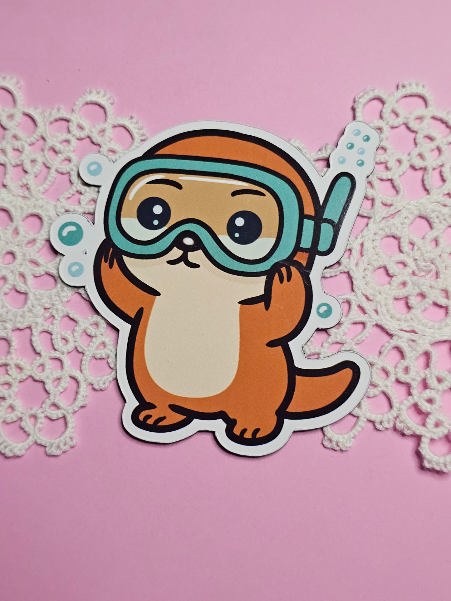 Otter Fizzle Magnete - 8 cm