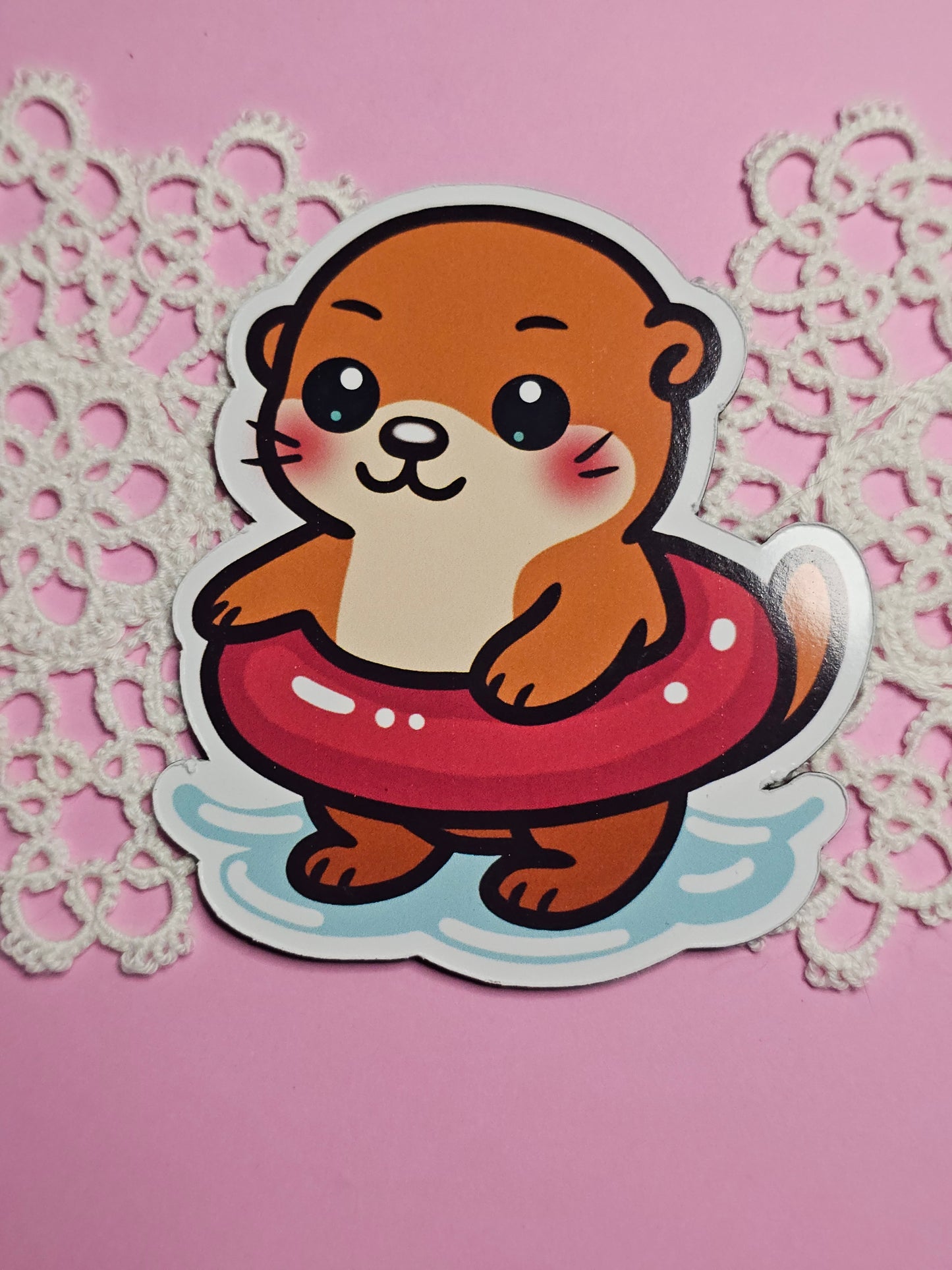 Otter Fizzle Magnete - 8 cm