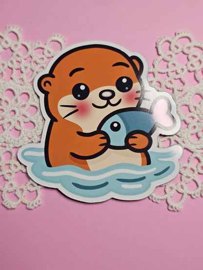 Otter Fizzle Magnete - 8 cm