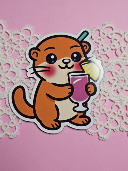 Otter Fizzle Magnete - 8 cm