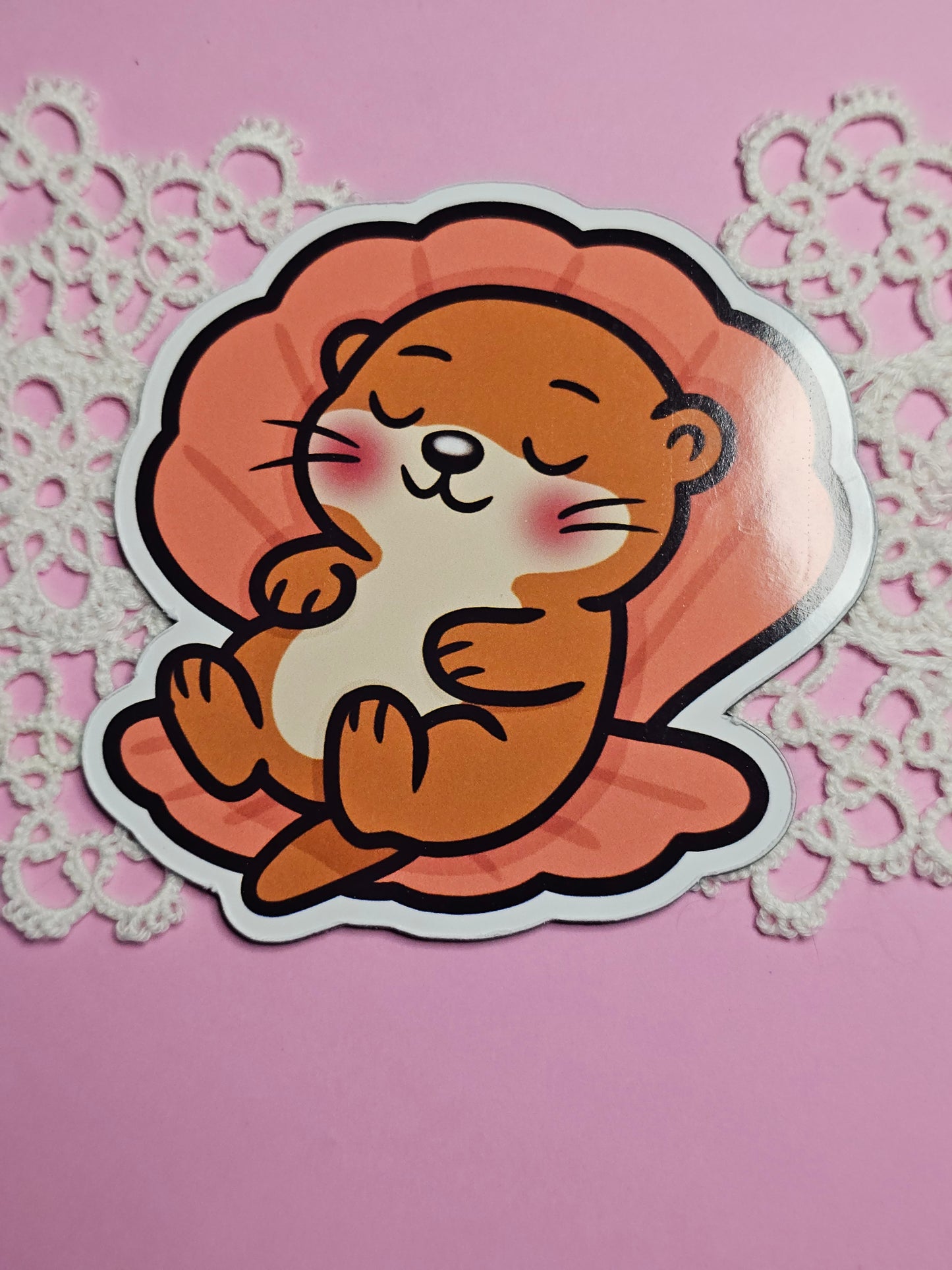 Otter Fizzle Magnete - 8 cm