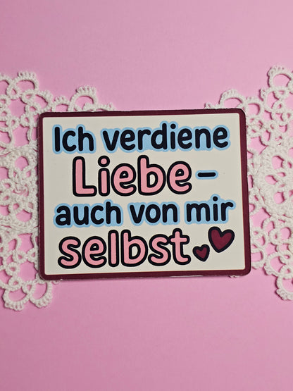 Selfcare Magnete – kleine Reminder für dein Herz - 8 cm