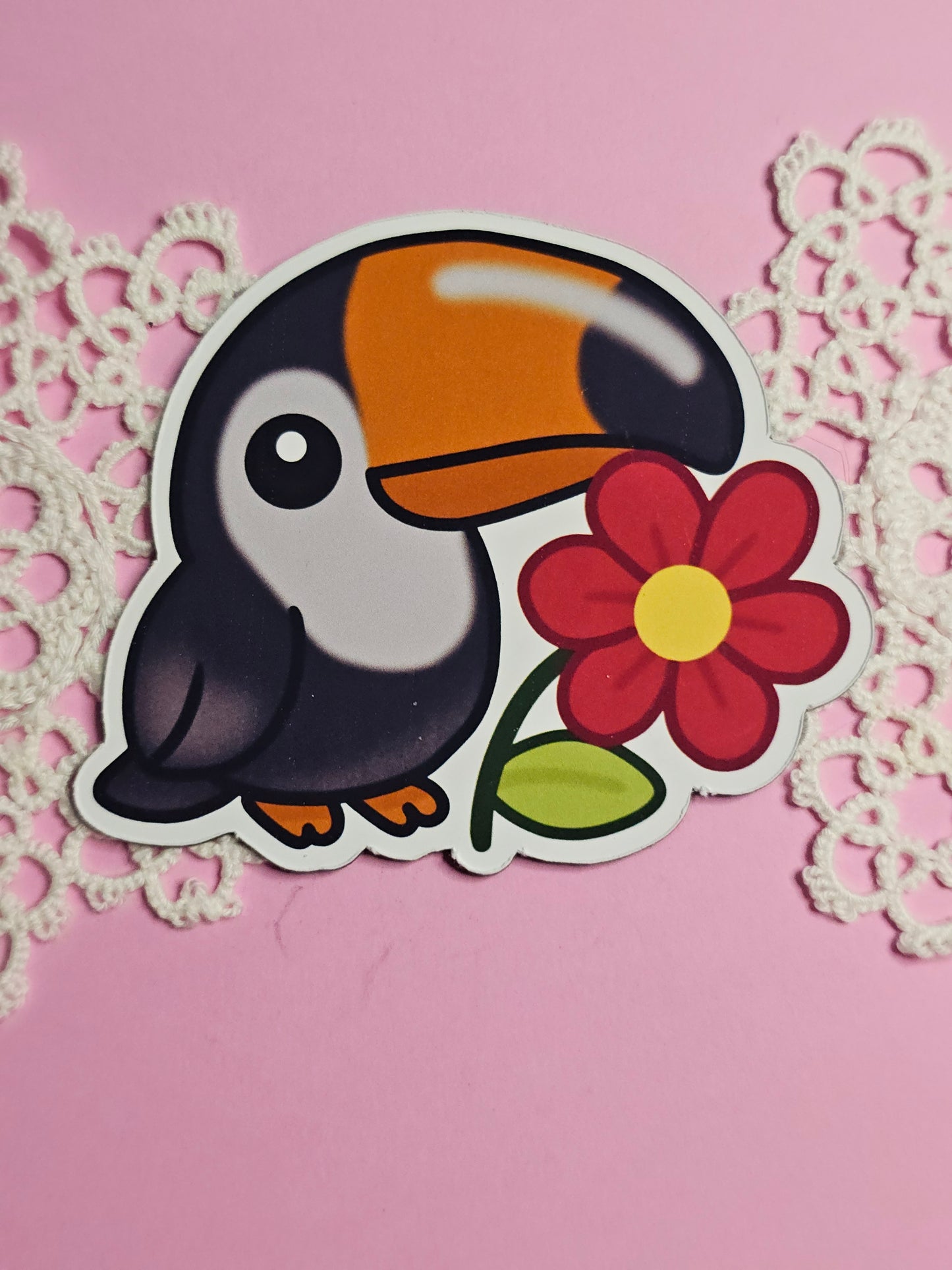 Tropische Vögel Magnete - 8 cm