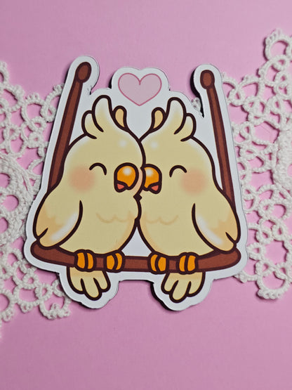 Tropische Vögel Magnete - 8 cm