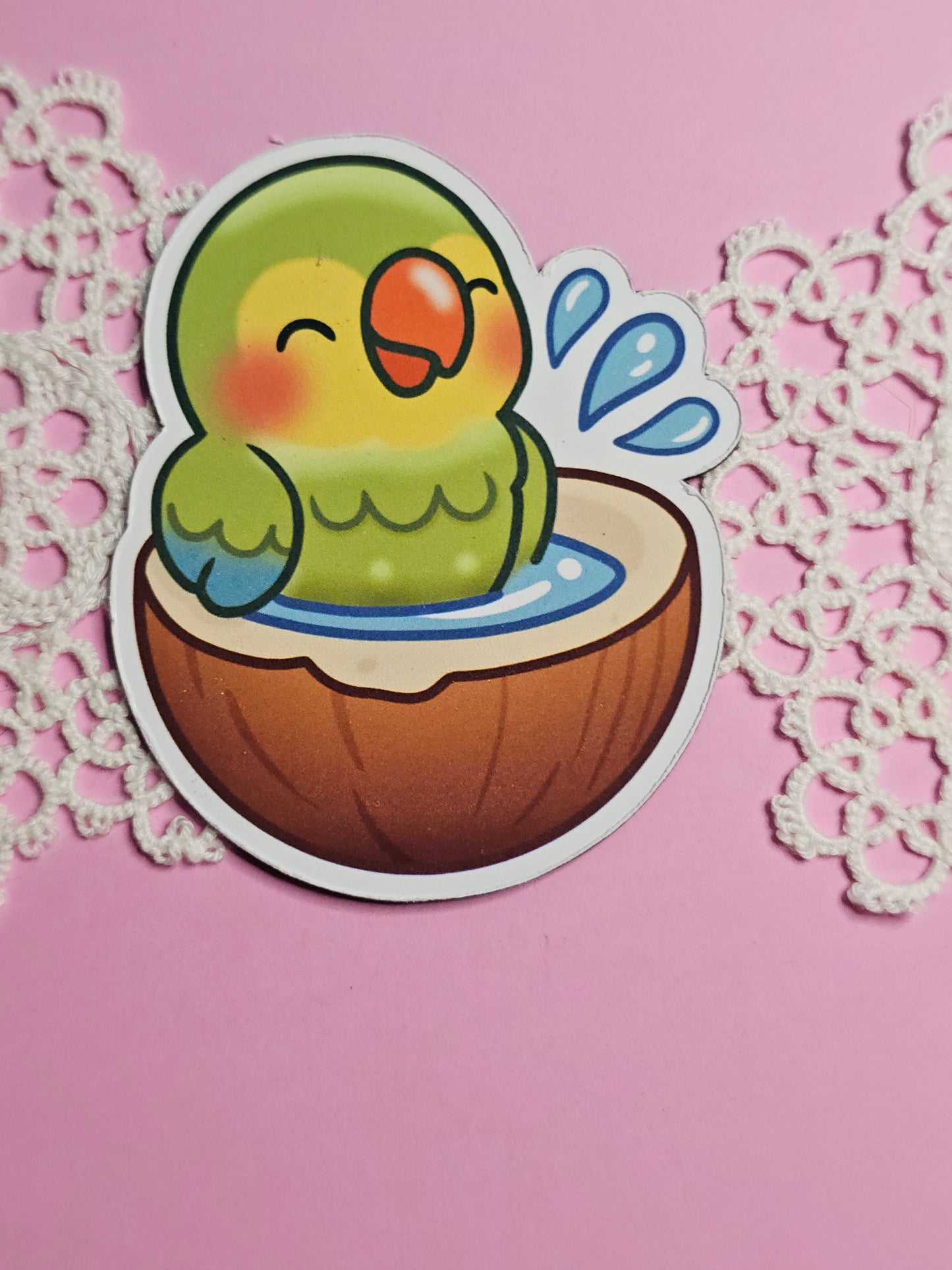 Tropische Vögel Magnete - 8 cm