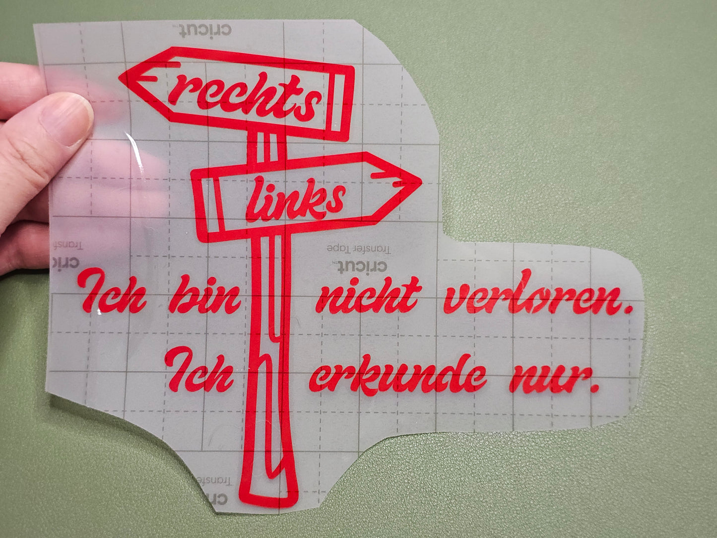 Ich bin nicht verloren. Ich erkunde nur.