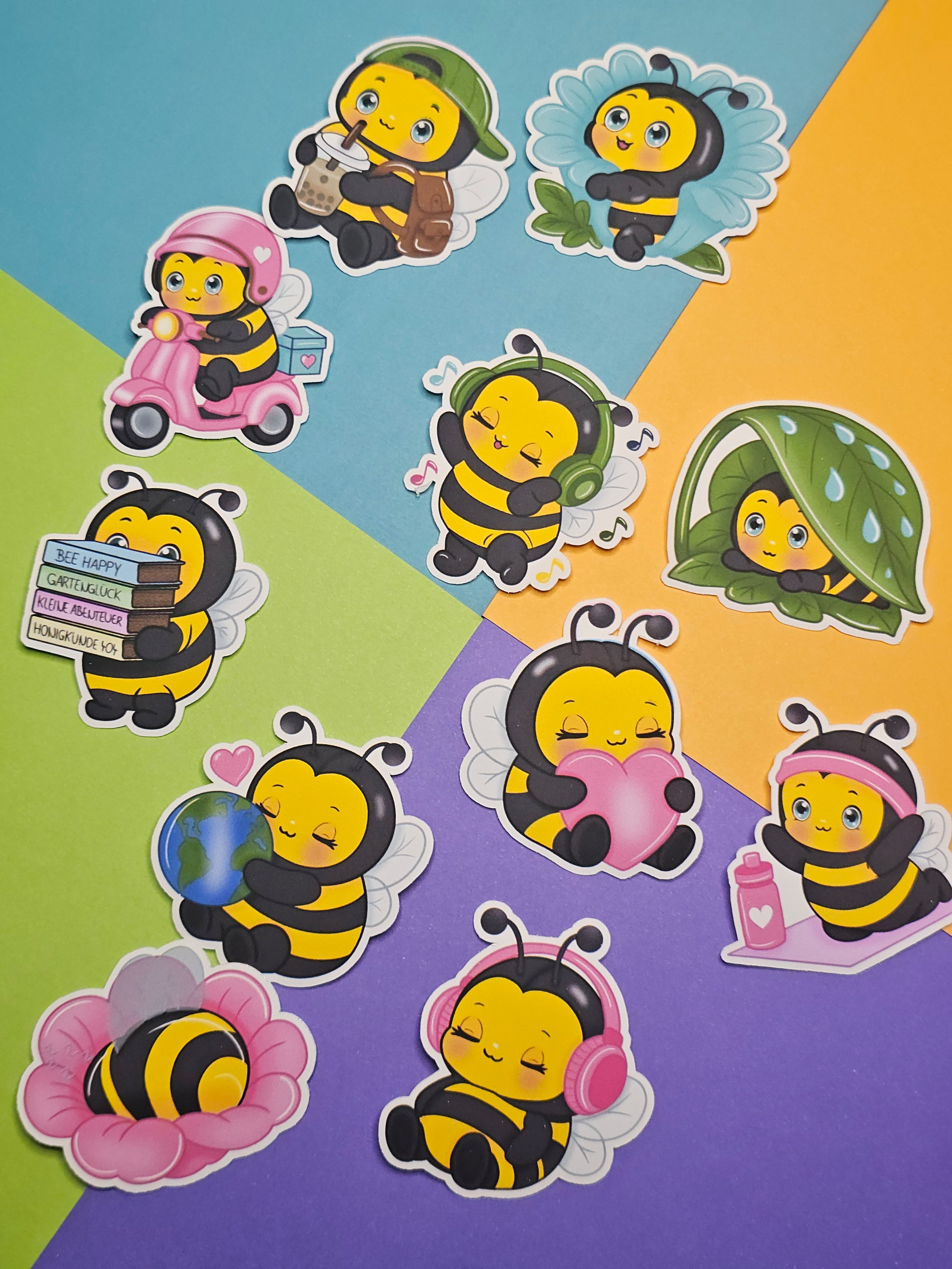 Einzelsticker - Hummel - Plüschmors