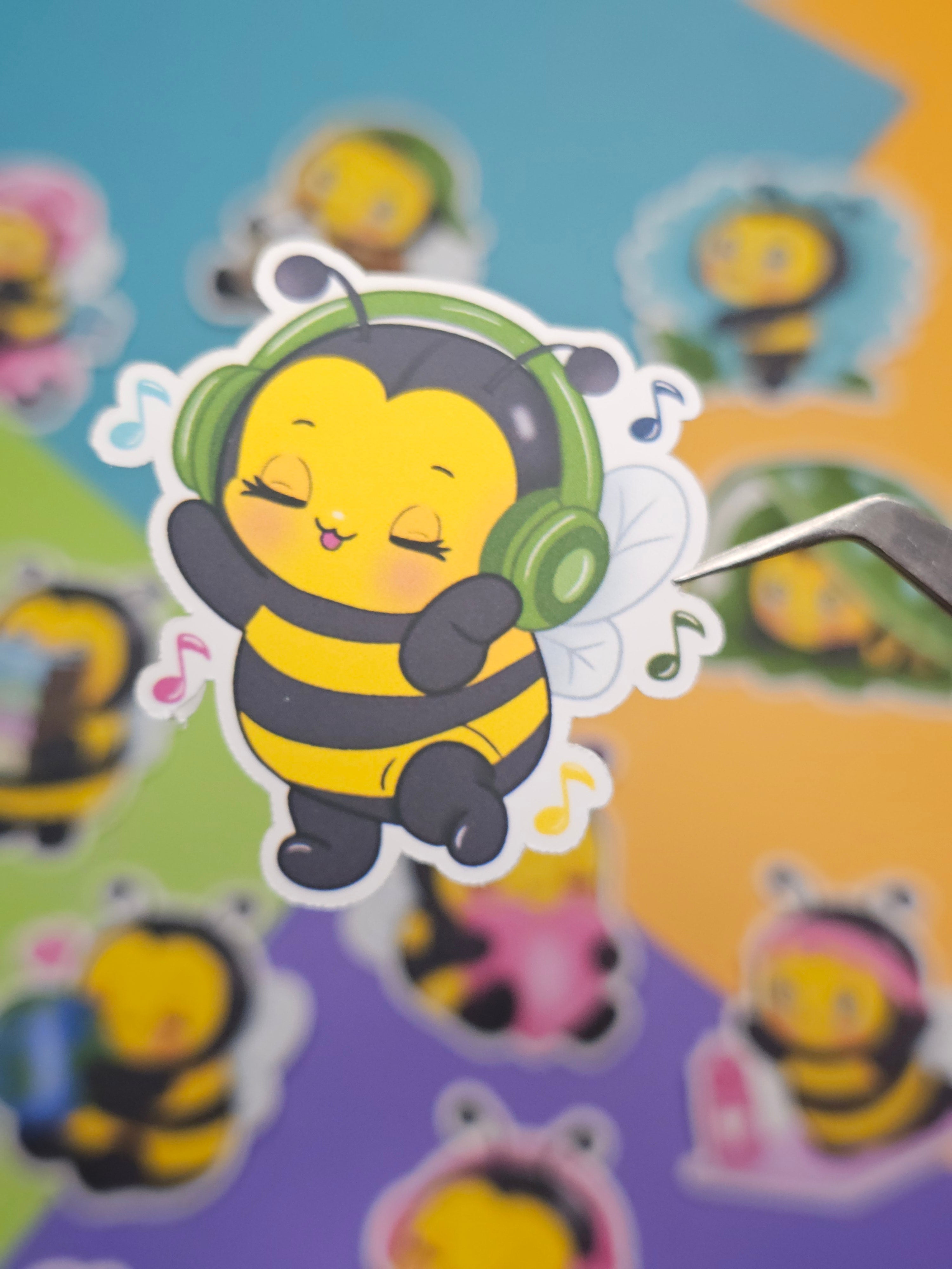 Einzelsticker - Hummel - Plüschmors