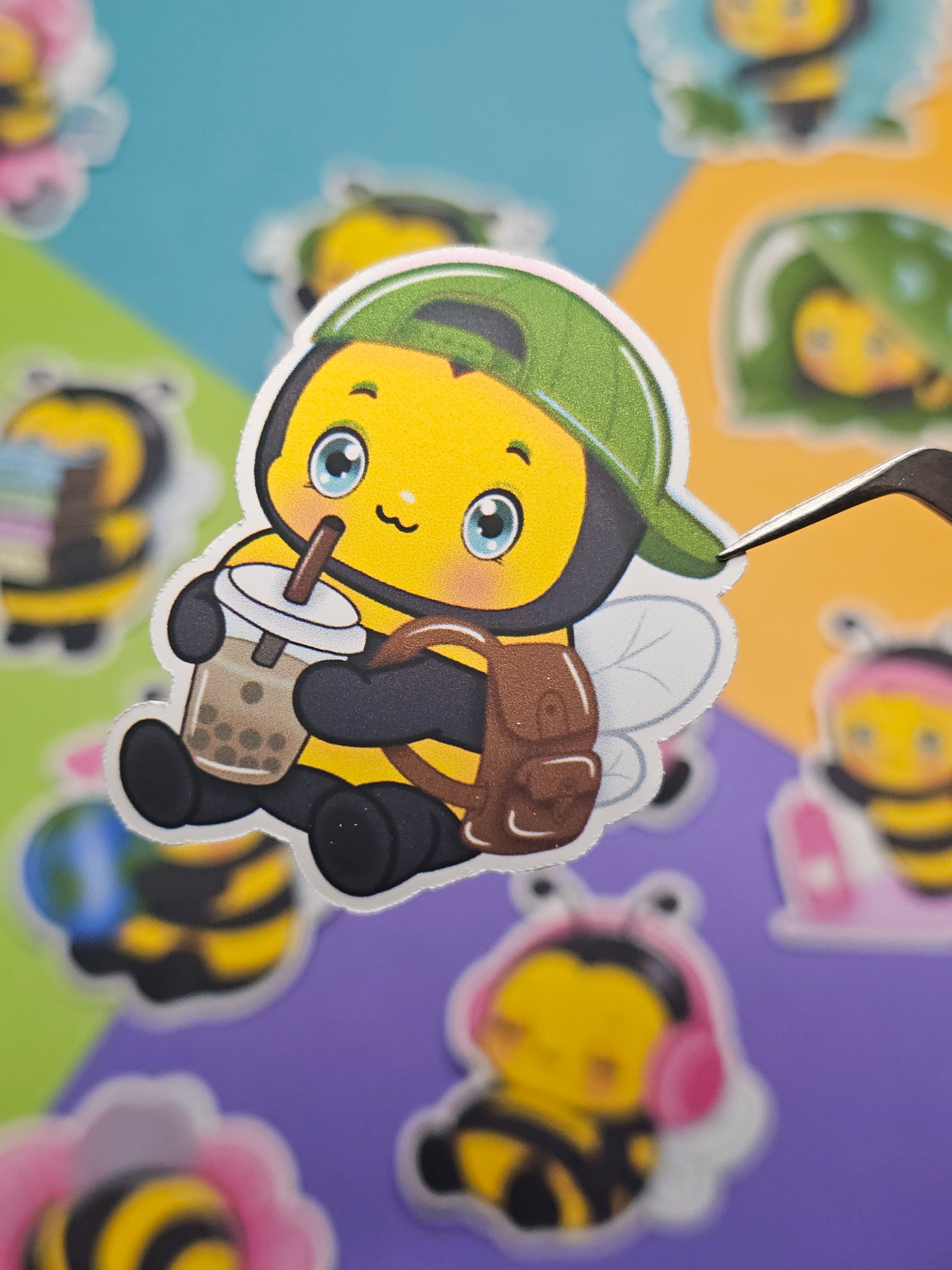 Einzelsticker - Hummel - Plüschmors