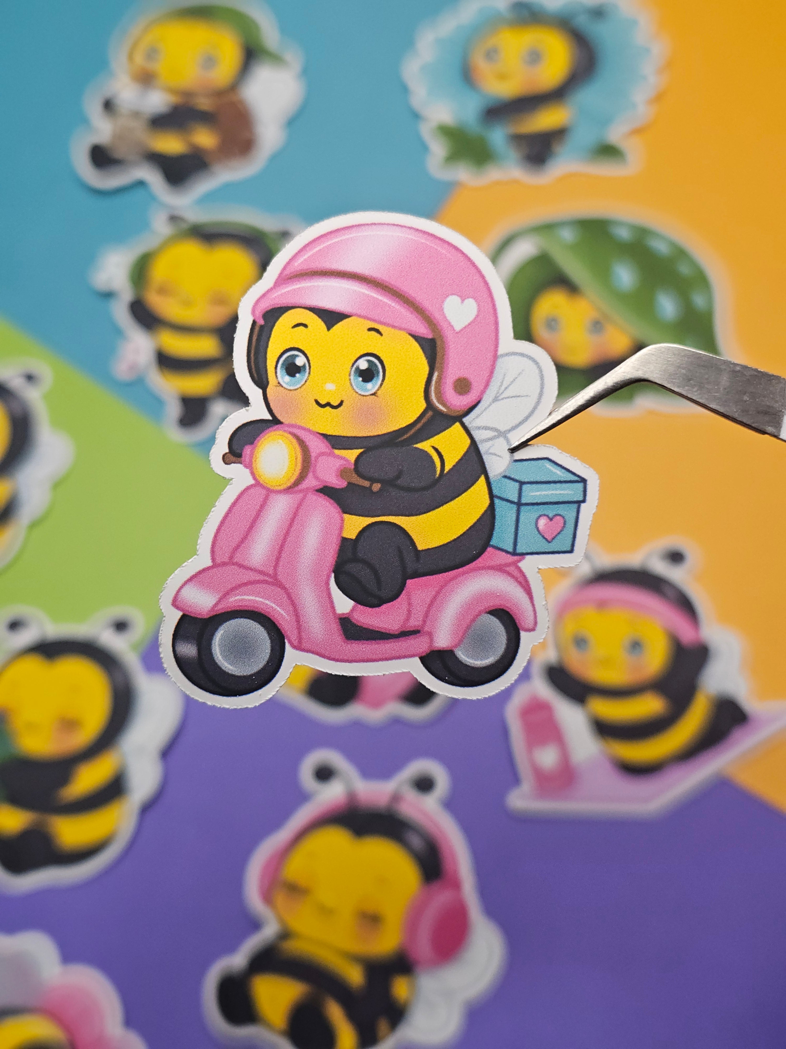 Einzelsticker - Hummel - Plüschmors