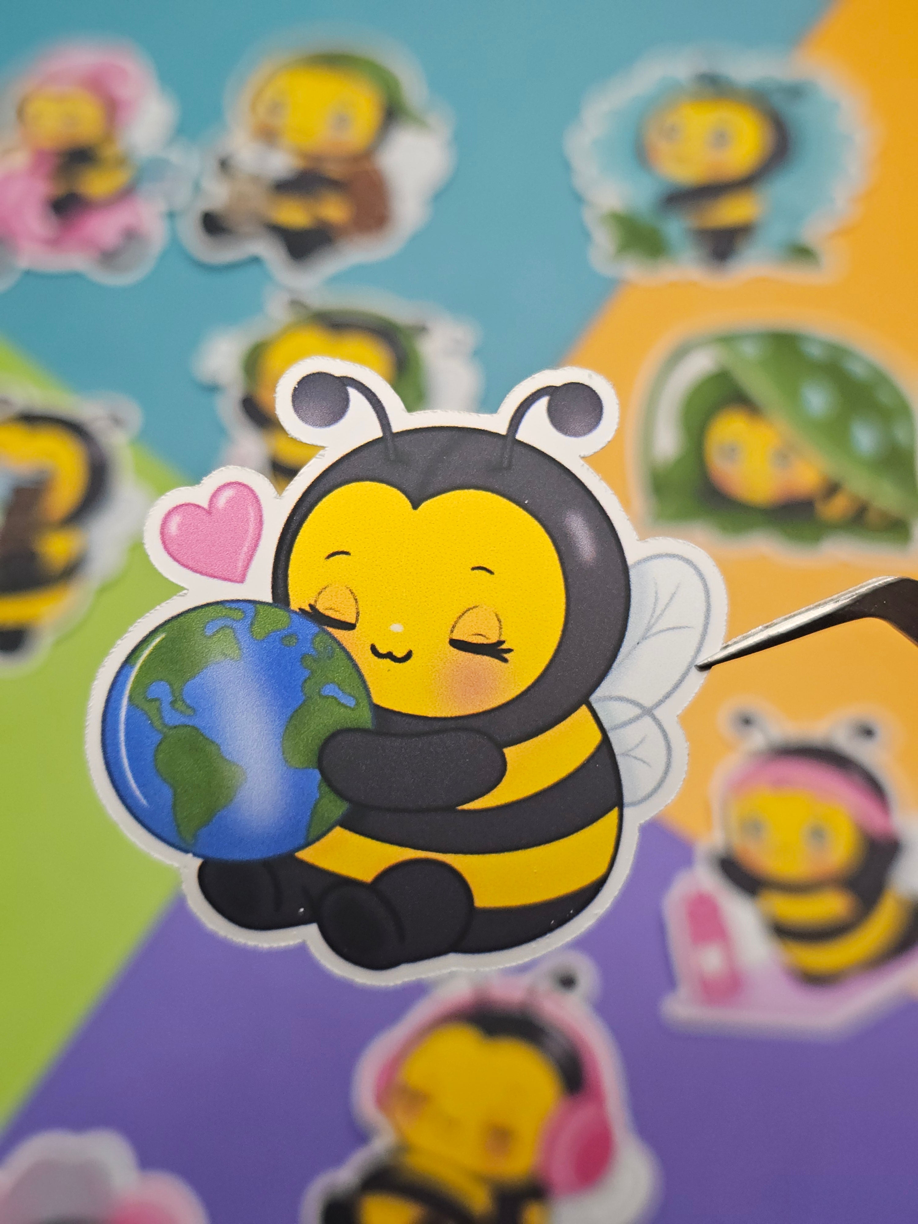 Einzelsticker - Hummel - Plüschmors