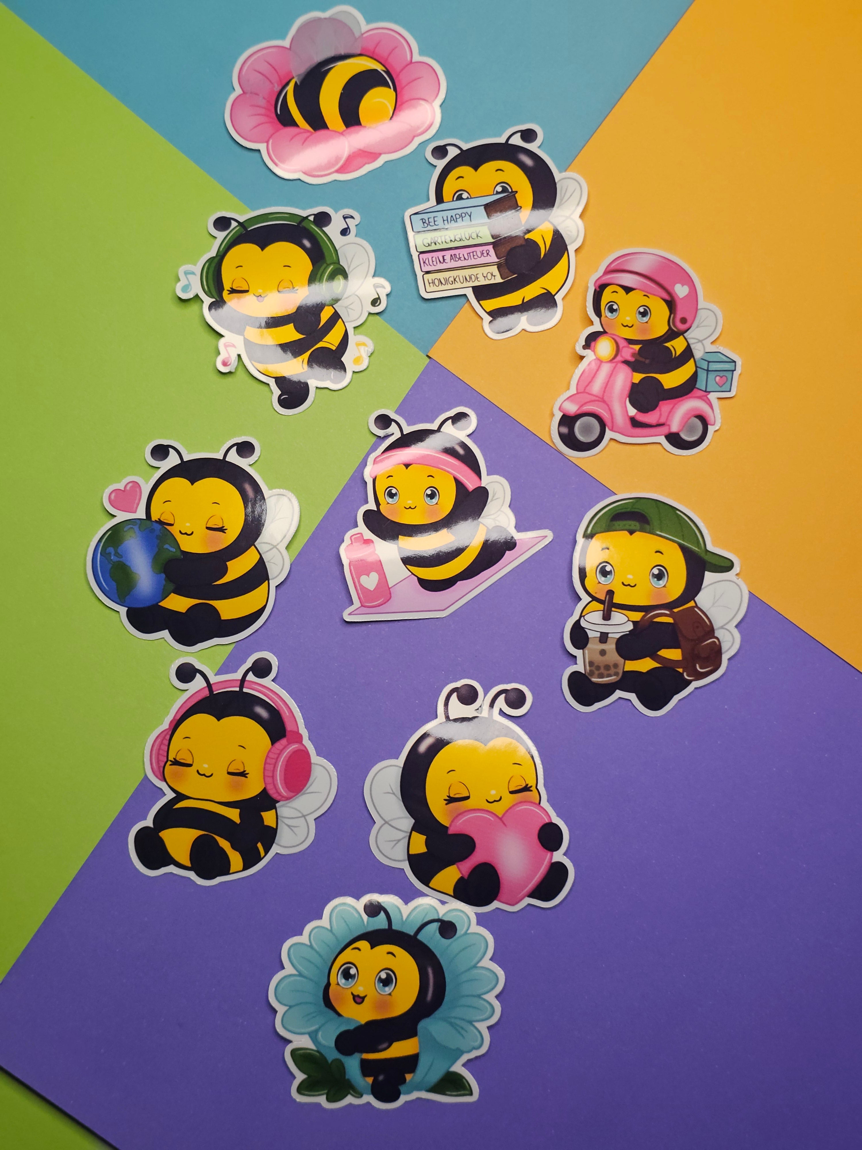 Einzelsticker - Hummel - Plüschmors