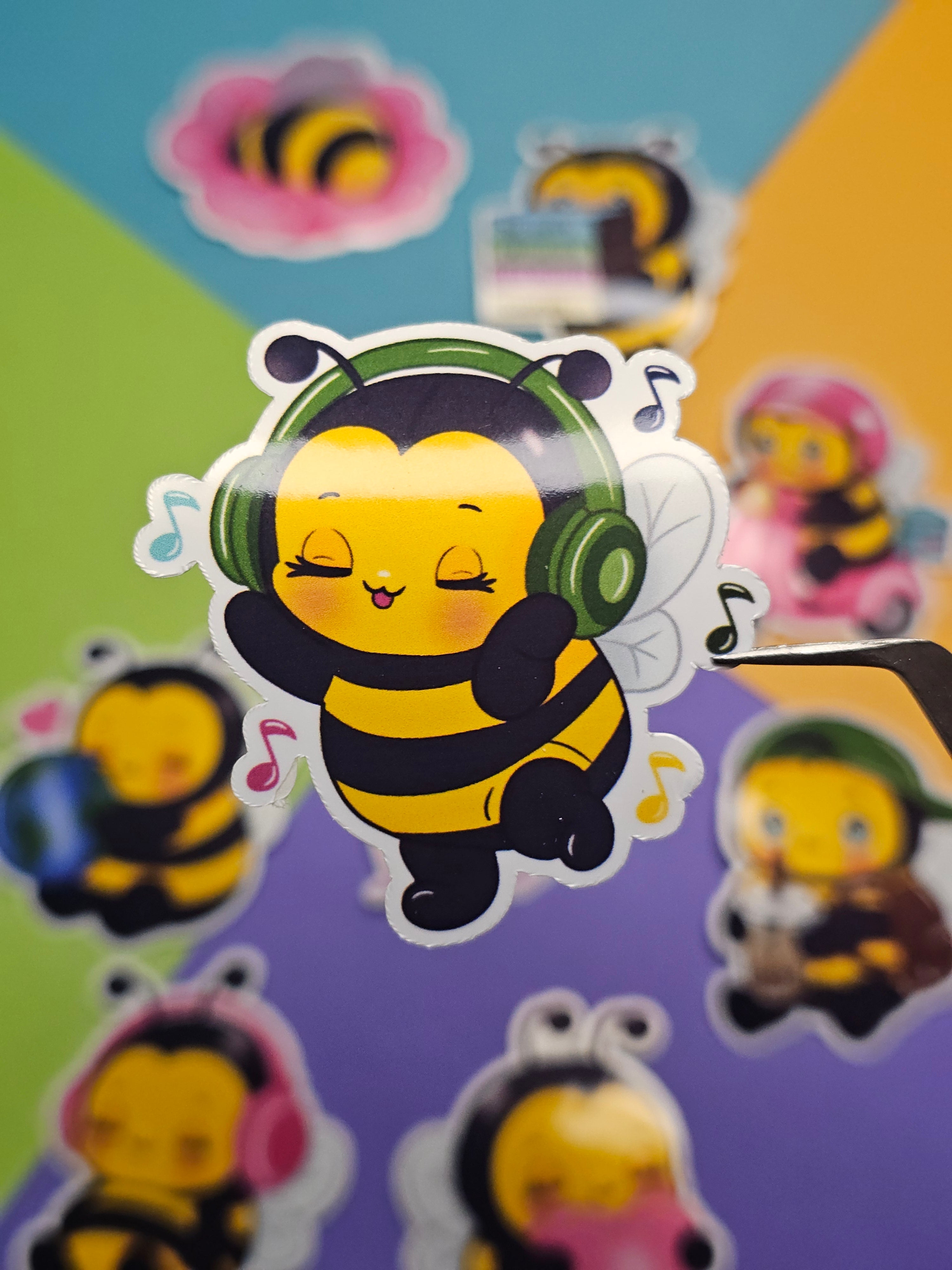 Einzelsticker - Hummel - Plüschmors