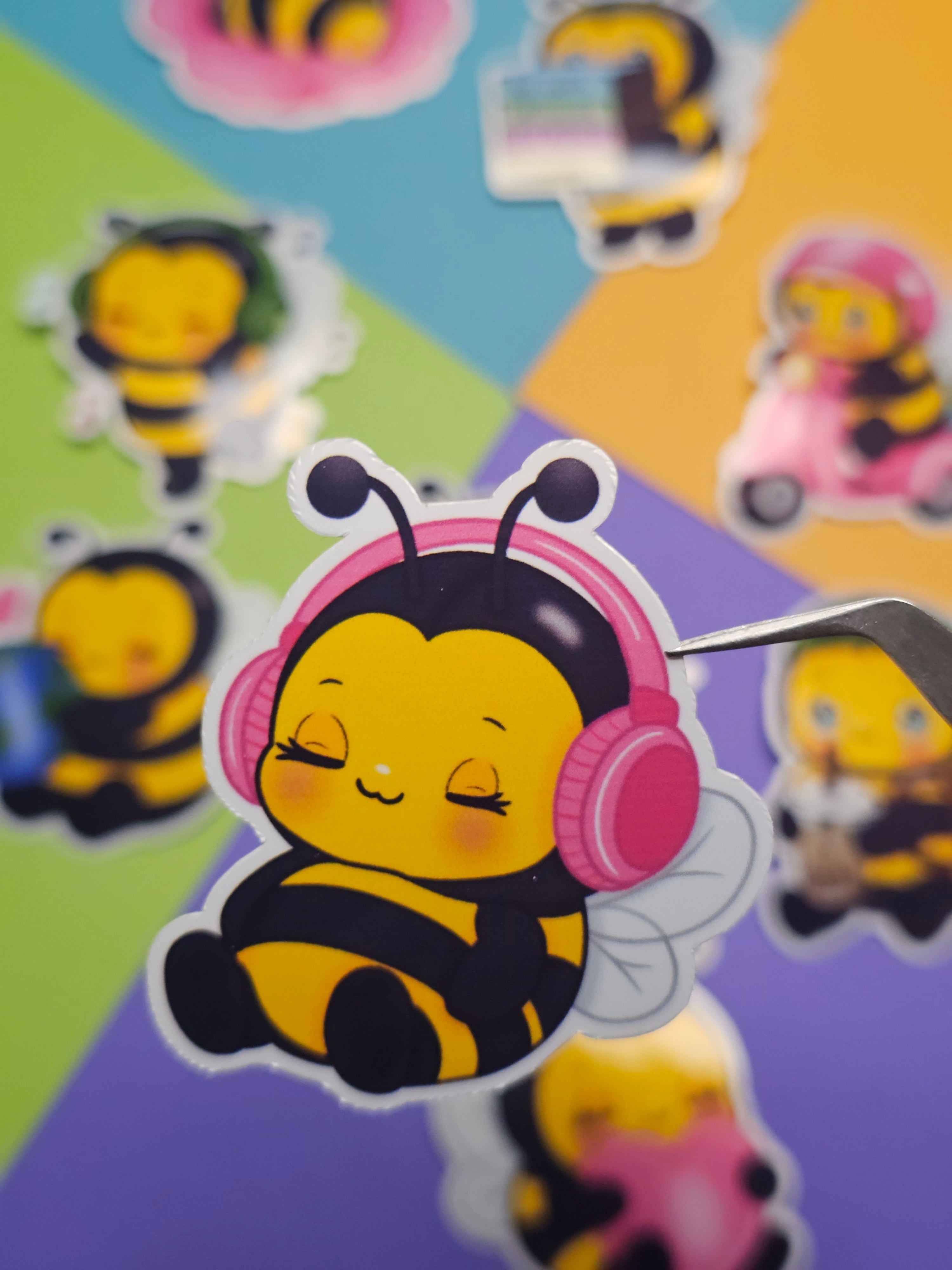 Einzelsticker - Hummel - Plüschmors