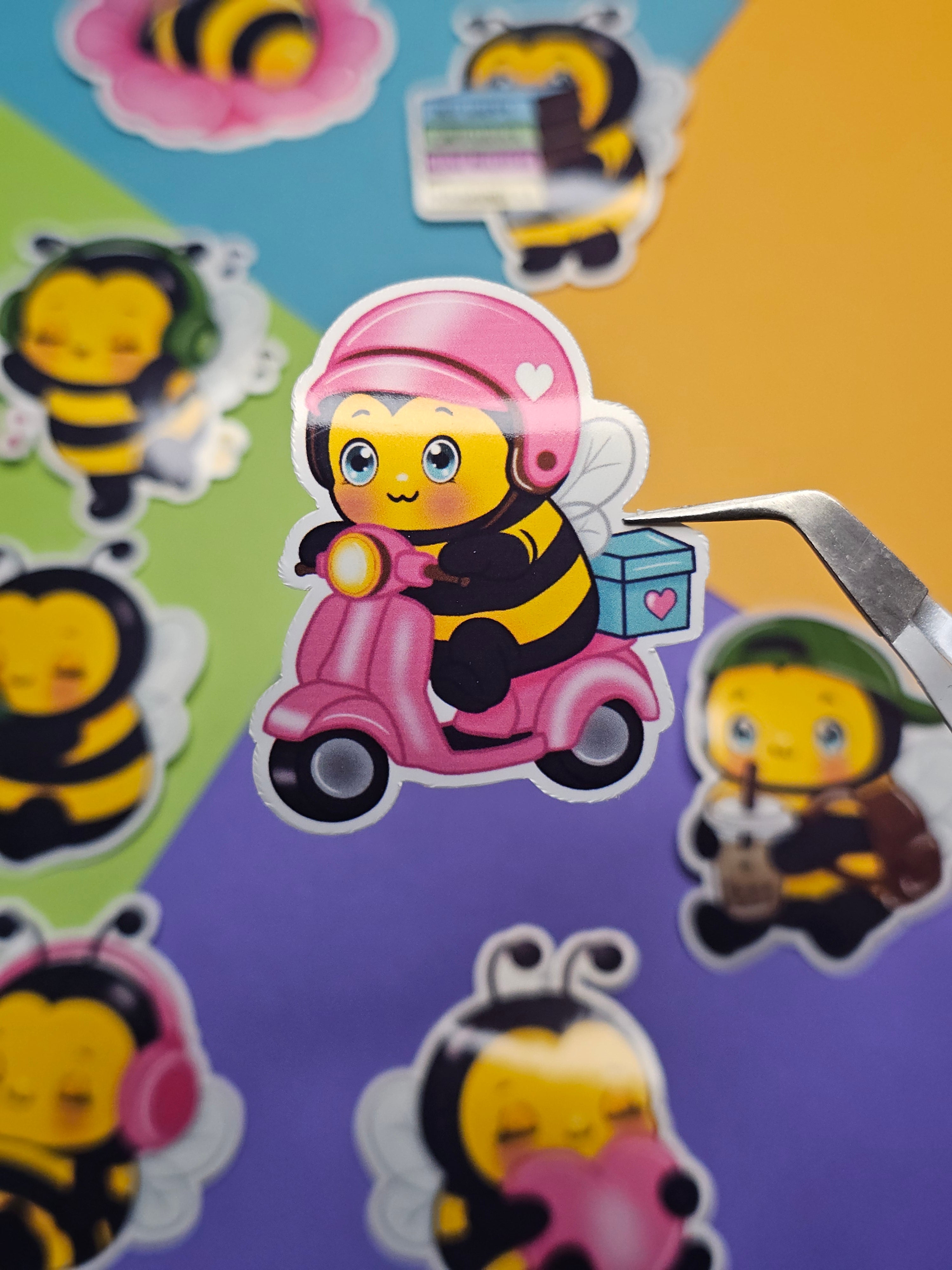 Einzelsticker - Hummel - Plüschmors