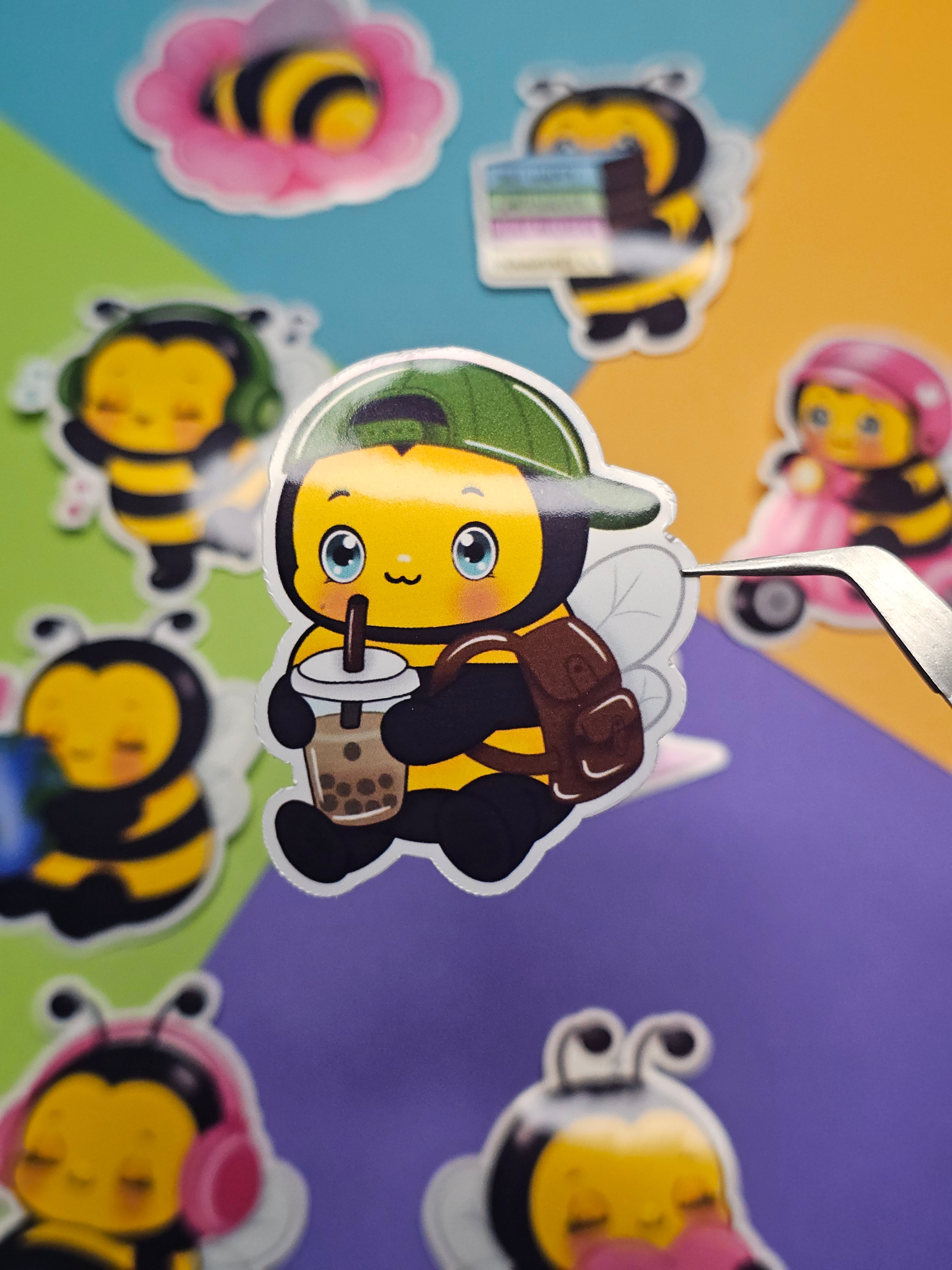 Einzelsticker - Hummel - Plüschmors