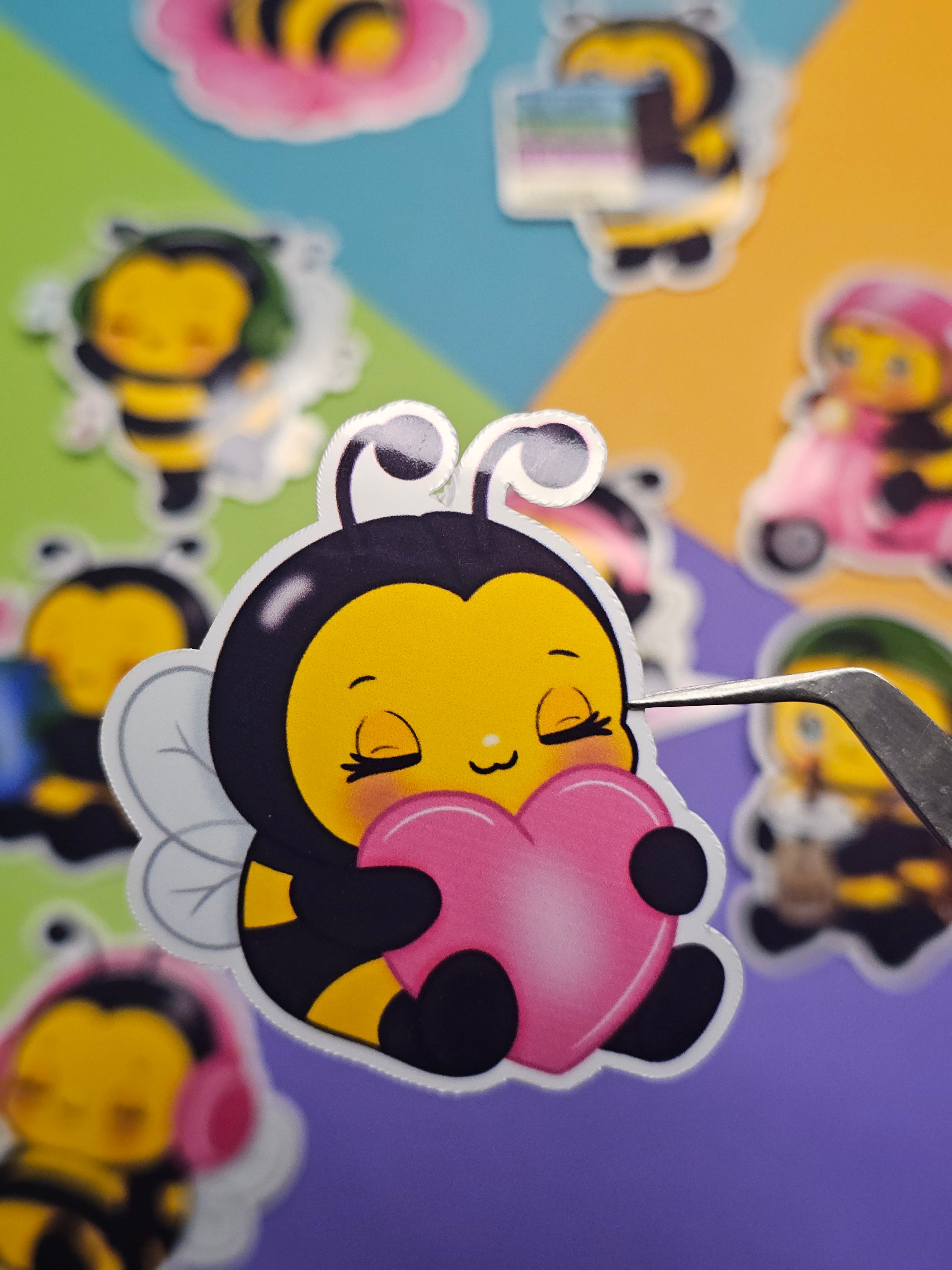 Einzelsticker - Hummel - Plüschmors
