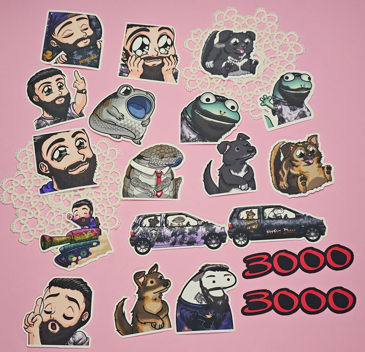 Hakon Chat Emotes – Sticker Set 💜✨ (Artist Collaboration)