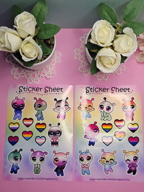 Aolamori - Sticker Set - 2 Bögen