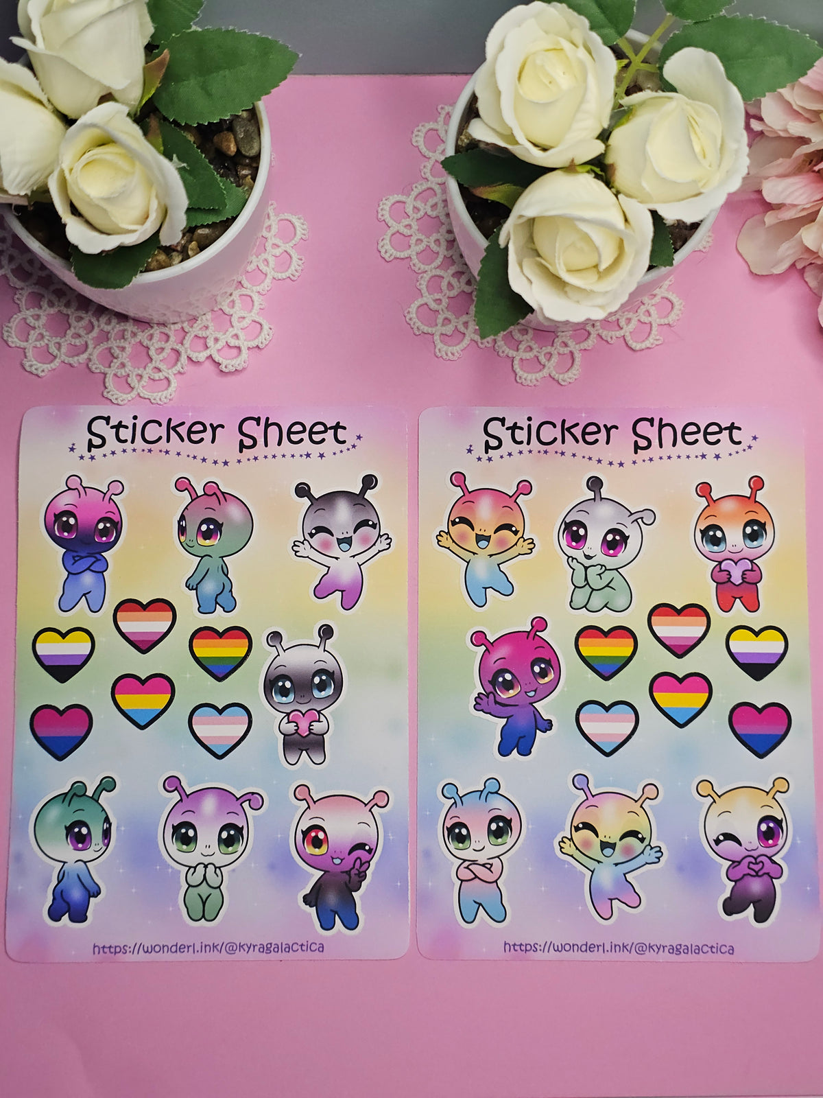 Aolamori - Sticker Set - 2 Bögen