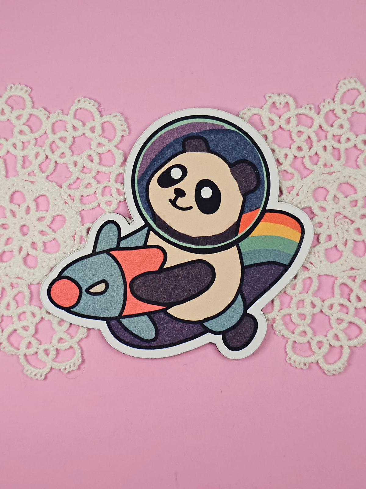 Space Animal Adventure Magnete - 8 cm