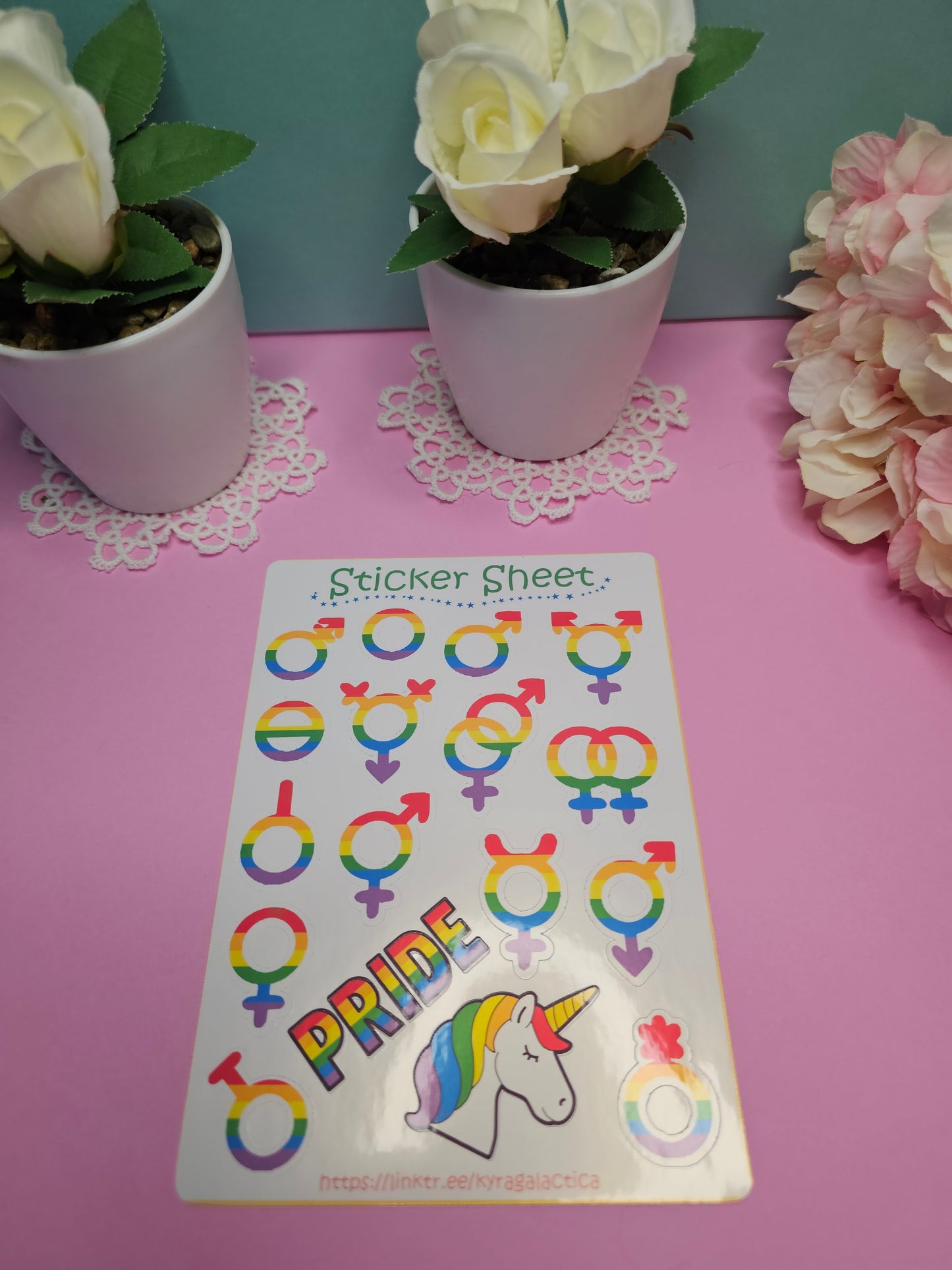 Pride Sticker Set – 2, 3 oder 5 Bögen
